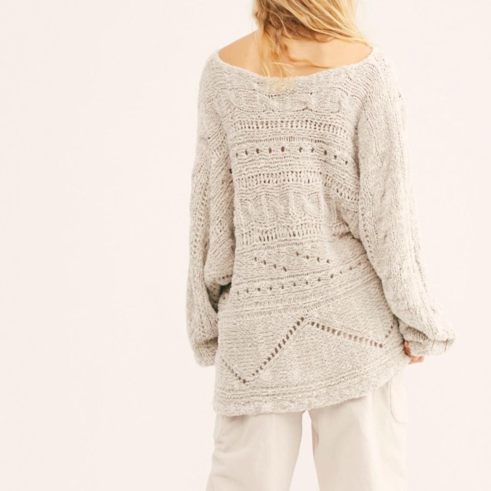 NWT Free People Against The Tide Sweater - Picture 4 of 9